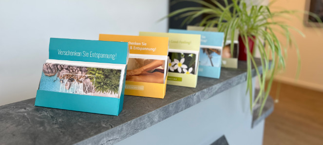 Geschenkgutscheine Physiotherapie Schinke